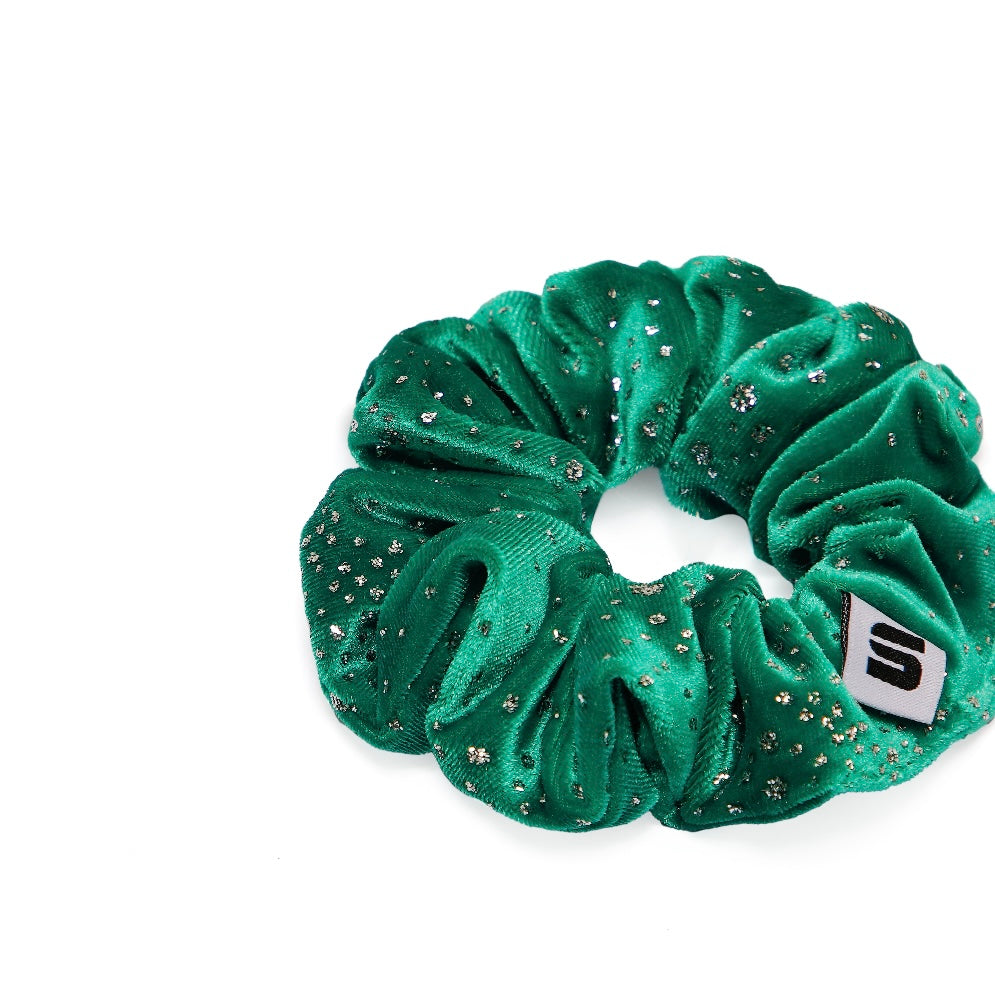 Festive Glitter Scrunchie